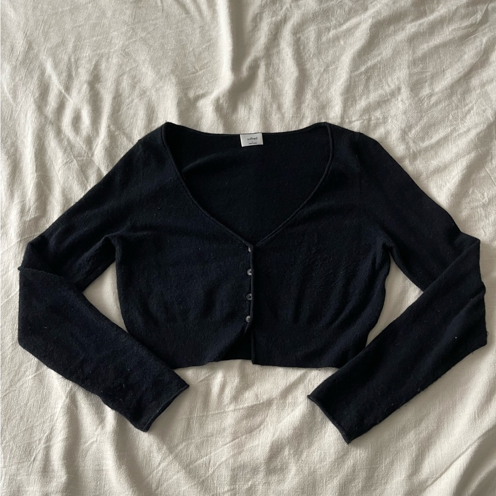 Aritzia Wilfred Cardigan in Black - L Large